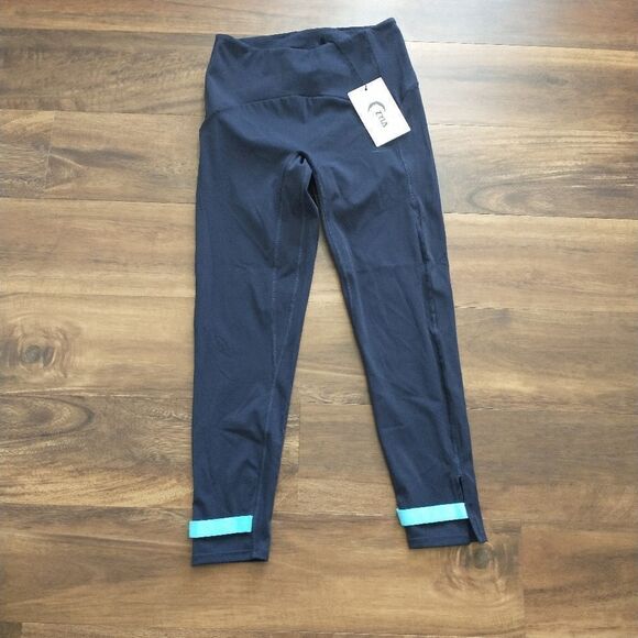 Zyia Navy Strap Deluxe Hi Rise size 4 NWT - Picture 2 of 3